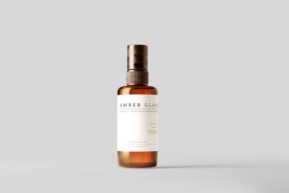 Amber Glass Spray Bottle Mockups: A Practical Tool for Product Presentation