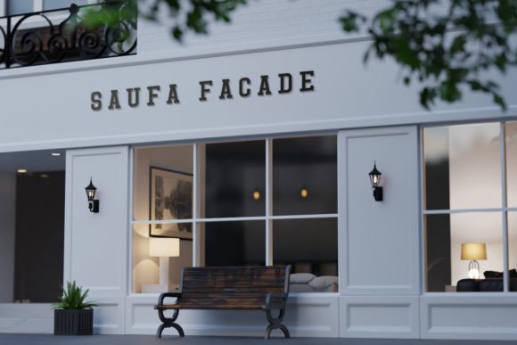 Black Logo Mockup White Facade Sign: A Practical Tool for Visual Workflow Integration
