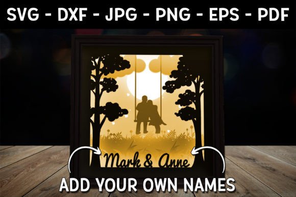 Crafting Romance: The Ultimate Guide to the Love Couple Paper Cut Light Box Template