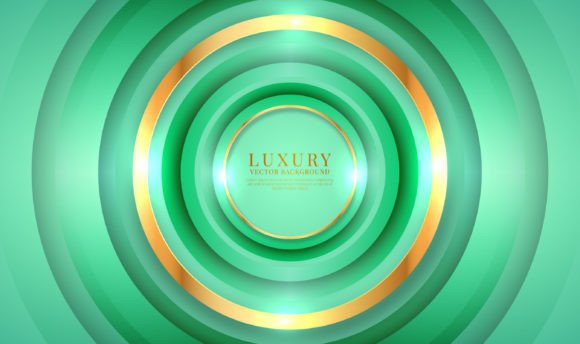 Green Luxury Abstract Background: A Stylish and Practical Design Choice