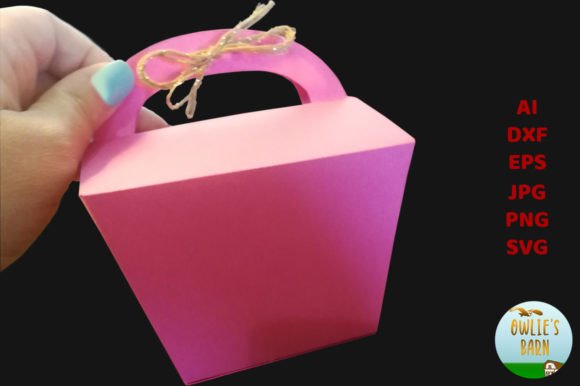 Hamper-style Box: A Charming Digital Design