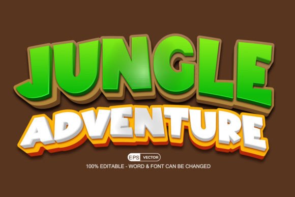Jungle Adventure Editable Text Effect Ve: A Powerful Tool for Creative Workflows