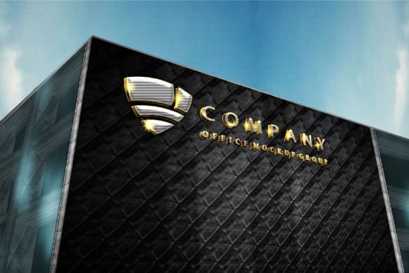 Luxury Logo Mockup Company Office Buildi: Elevating Brand Identity with Realistic Design Tools