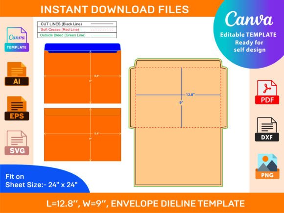Packaging C4 Document Envelope 9x12.8 in