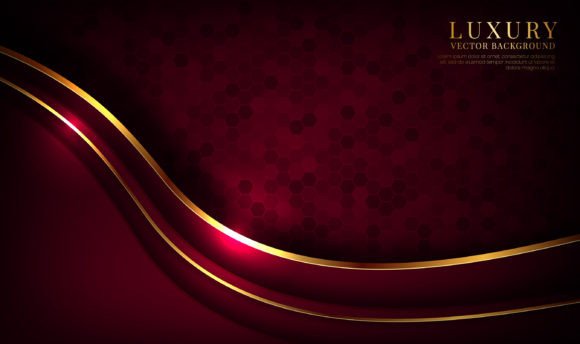 Red Luxury Abstract Background: A Future-Style Graphic Design Concept