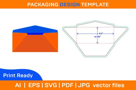 Regular Envelope 4.125x9.5 Inch Dieline: A Versatile Solution for Modern Packaging Needs