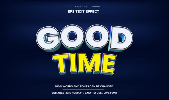 Text Effect Good Time Editable: A Versatile Tool for Creative Expression