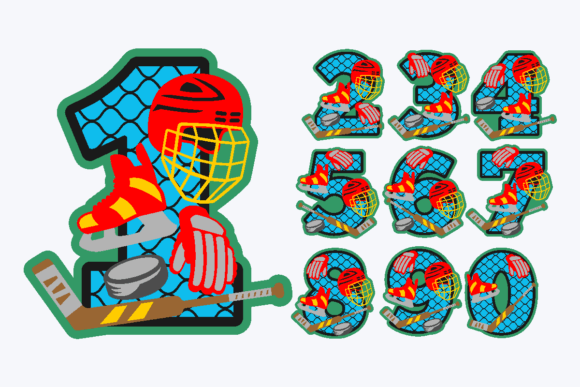 Unlocking Creative Potential with Premium Hockey Numbers SVG Assets